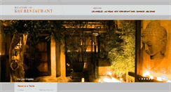 Desktop Screenshot of koirestaurant.com